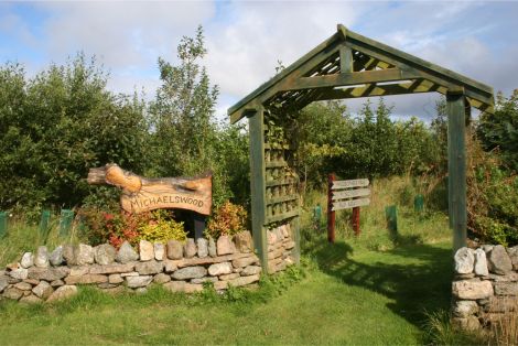 The entrance to Michaelswood in Aith.