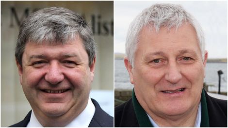 Northern Isles MP Alistair Carmichael and Highlands and Islands list MSP John Finnie of the Scottish Greens.