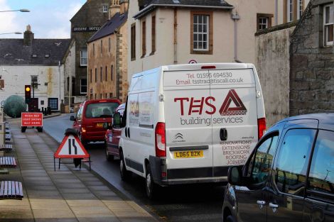 A new 20mph speed limit and speed cushions are to be introduced. Photo: Shetland News/Chris Cope