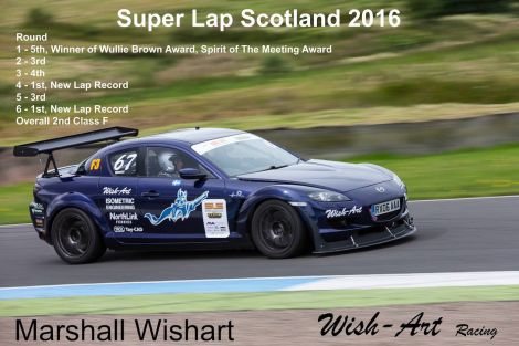 Marshall Wishart broke the Knockhill lap record twice in 2016.