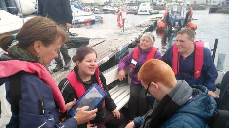 Boat trips are also part of the service provided by charity - Photo: Disability Shetland