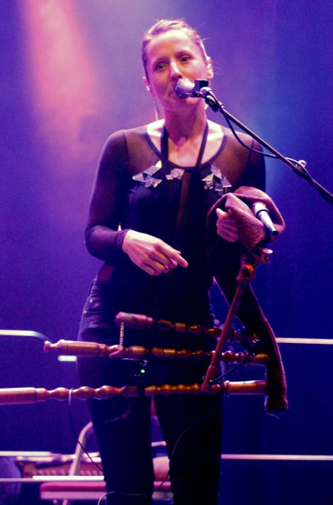 Trad.Attack!'s Sandra Vabarna. Photo: Yetti Biscuit/Shetland News