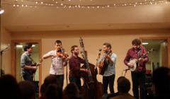 The Lonely Heartstring Band entertaining the Bigton audience. All photos by Louise Thomason.