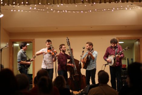 The Lonely Heartstring Band entertaining the Bigton audience. All photos by Louise Thomason.