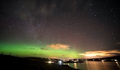 The Northern Lights on display back in February. Photo: Austin Taylor.