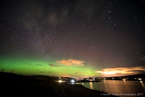 The Northern Lights on display back in February. Photo: Austin Taylor.