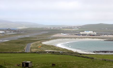 Sumburgh Airport.