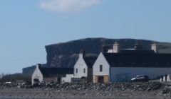 The listed store building at Hillswick's waterfront has been transformed into an art gallery. Photo: Tom Morton