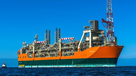 The Glen Lyon FPSO (floating production storage and offloading) vessel. Image courtesy of BP.