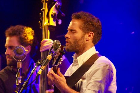 Lonely Heartstring Band singer George Clements. Photo: Shetland News/Chris Cope.