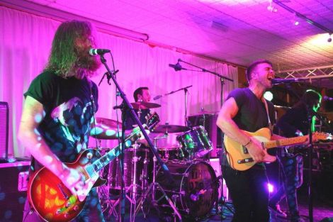 Up-and-coming indie band Hunter and the Bear impressed at the Lerwick Legion on Friday night. Photo: Davie Gardner.