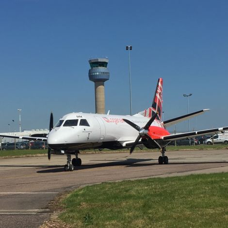 Loganair's new dedicated mail freight plane.