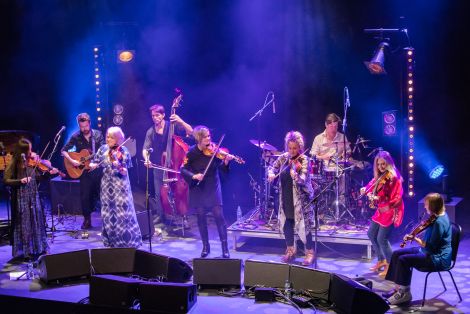 String Sisters showcased some supreme fiddle work at Mareel. Photo: Steven Johnson.