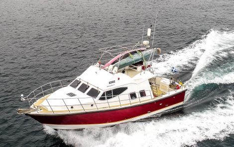 The Compass Rose arrived in Yell last weekend. Photo: Ivan Reid