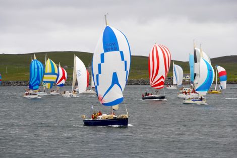 Lerwick is growing in popularity as a destination for yachting. Photo: LPA