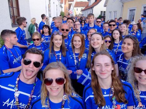 Some of the team just before entering the park for the official opening of Gotland 2017.