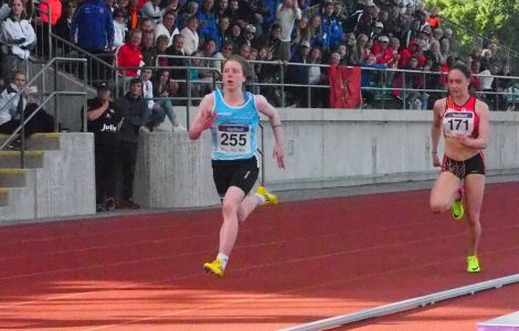 Faye Cox missed out on a medal coming 4th in the 100m final. Photo: Maurice Staples 