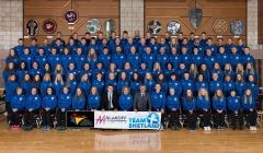 Team Shetland is 129-strong for this year's games in Gotland. Photo: John Coutts.