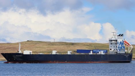 Cargo boat The Hildasay.