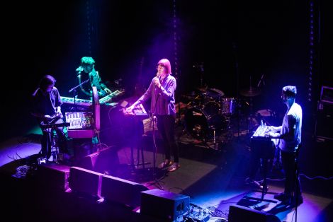 Canadians Bernice, who performed their own set and helped out Martha. Photo: Steven Johnson