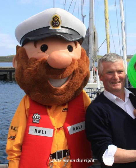 Ian Leask pictured in Lerwick Harbour back in 2013.