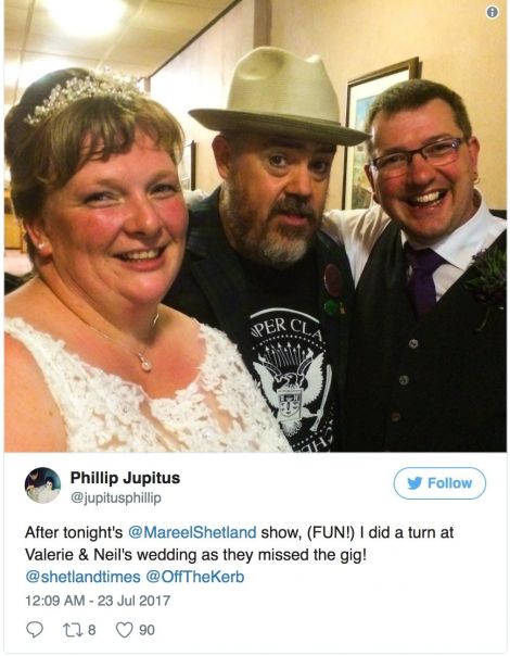 Jupitus shared the news on his Twitter page, which has over 200,000 followers.