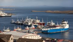 Plans to build a new fish market next to Mair's Pier has received a European funding boost. Photo: LPA