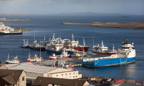 Plans to build a new fish market next to Mair's Pier has received a European funding boost. Photo: LPA