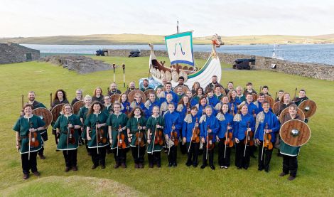 Eight members of Fiddle collective Hjaltibonhoga (pictured) will attend the event. Photo: Kevin Osborn