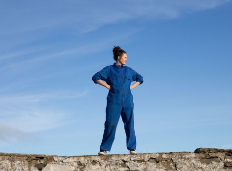 Shetland comedian Marjolein Robertson is about to begin a three-week stint at the Free Fringe in Edinburgh. Photo: John Carolan