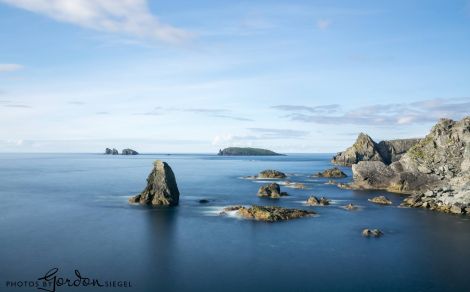 Long hours of blue skies were the order of the day in Shetland for much of July. Photo: Gordon Siegel.