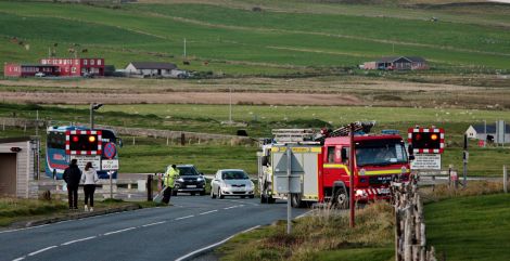 The emergency services were involved in the exercise. Photo: Ronnie Robertson