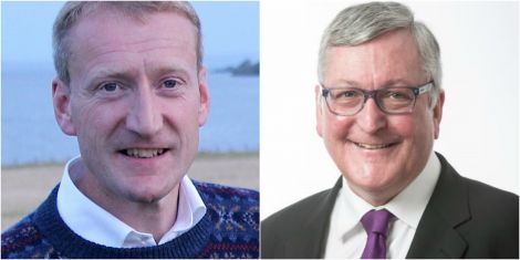 Shetland MSP Tavish Scott (left) has again criticised the Scottish Government after rural economy secretary Fergus Ewing (right) confirmed loans will be paid to farmers and crofters.