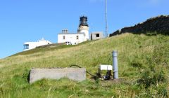 The detector is located near to the Sumburgh Head lighthouse. Photo: Nathan Case/Aurora Watch UK