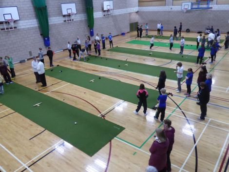 Active Schools staff have been working with local coaches to connect school pupils with club opportunities, including bowling. Photo: SIC