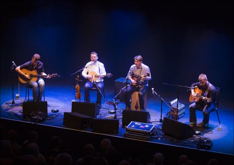 Traditional quartet Vair, whose debut album A Place In Time has just received its digital release, opened both Aly & Phil shows. Photo: Dale Smith.