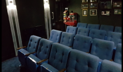 Harris' 20-seat cinema is said to be the smallest in Scotland.