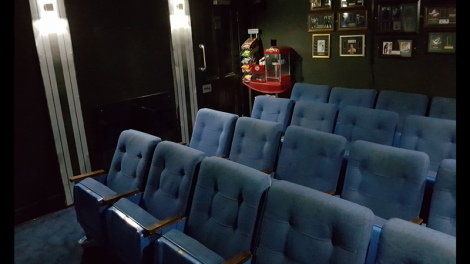 Harris' 20-seat cinema is said to be the smallest in Scotland.