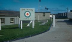 The RAF base at Saxa Vord before it was closed and turned into holiday accommodation. Photo: Unst Heritage.