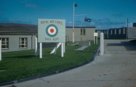 The RAF base at Saxa Vord before it was closed and turned into holiday accommodation. Photo: Unst Heritage.