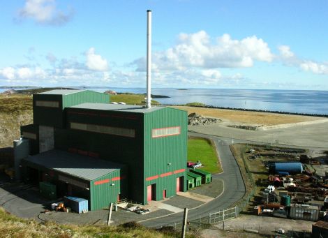 The Waste to Energy plant in Lerwick.