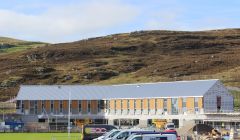 The new Anderson High School hostel during construction last year. Photo: Hans J Marter/Shetland News