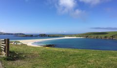 St. Ninian's tombolo is one of the 51 best places to see Scotland's geology. Photo: Hans J Marter/Shetland News