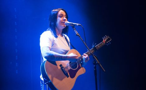 Lucy Spraggan at Mareel on Sunday night. Al lphotos: Steven Johnson