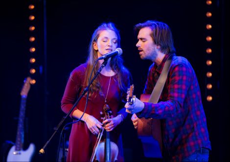 Hannah Fisher and guitarist Sorren Maclean.