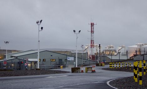 Shetland Gas Plant. Photo: Shetland News