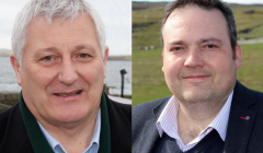 Highlands and Islands list MSP John Finnie (Greens) and Jamie Halco Johnston (Conservatives).