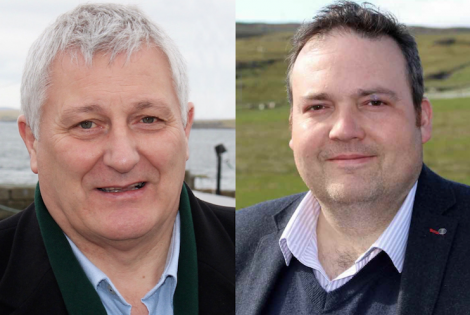 Highlands and Islands list MSP John Finnie (Greens) and Jamie Halco Johnston (Conservatives).