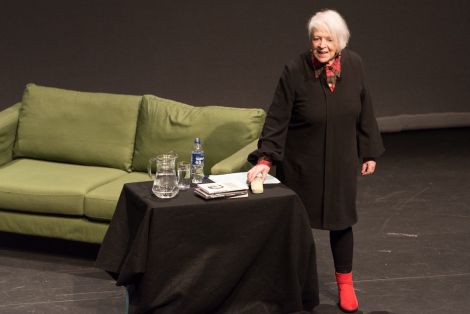 Liz Lochhead 'top of the list'. Photos: Steven Johnson