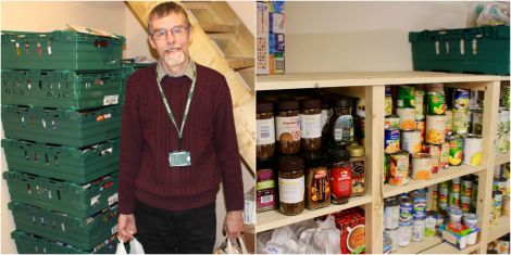 Shetland Foodbank manager David Grieve. Photos: Chris Cope/Shetland News